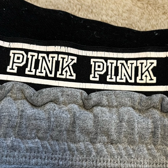PINK Victoria’s Secret Gray Joggers Size Medium - Picture 3 of 9
